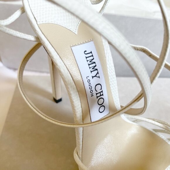 Jimmy Choo Lovella Wraparound Platform Sandals - Picture 11 of 15